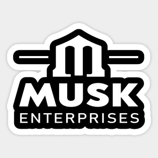 Musk Enterprises Sticker